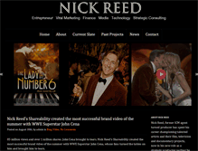 Tablet Screenshot of nickreed.com